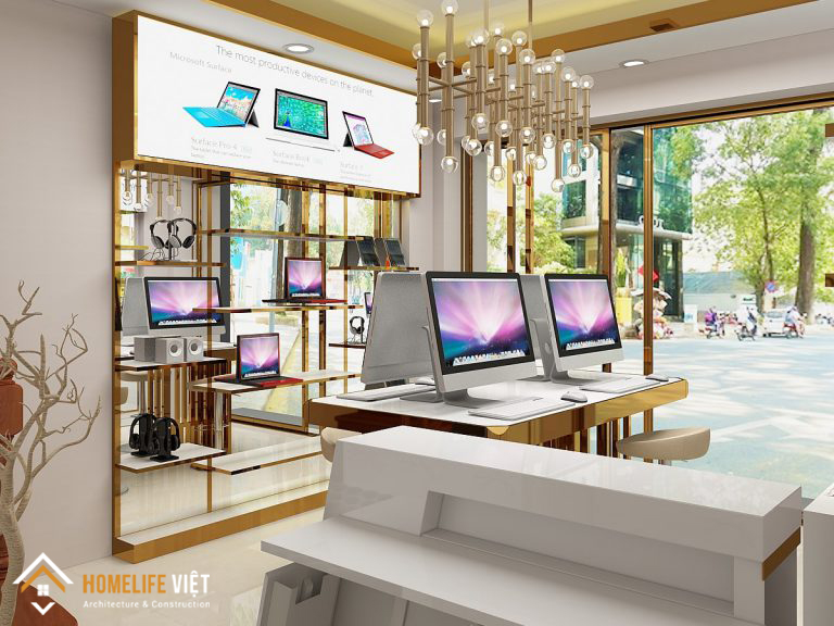 Thiết Kế Showroom Máy Tính Surface Sang Trọng Và Đẳng Cấp