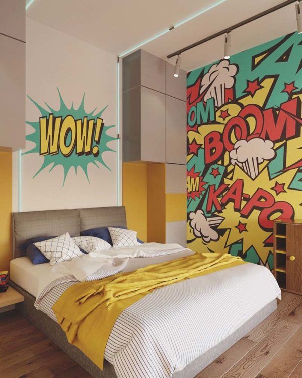 Ứng Dụng Phong Cách Thiết Kế Pop Art Vào Nội Thất Nhà Ở